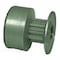 B&B Manufacturing 10MP012M6CA3, Timing Pulley, Aluminum, Clear Anodized 10MP012M6CA3 - alternate 2